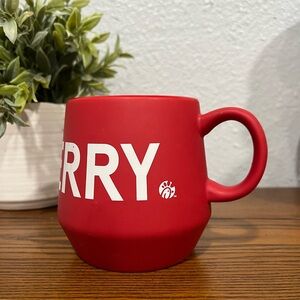 Chick-fil-A Matte Red Christmas Mug